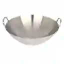 Wok De Acero Inoxidable 30 Cm Diámetro