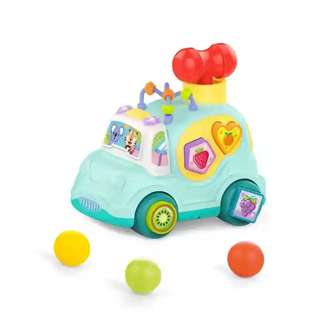 Juguete Carro Musical Didáctico Con Fichas De Encajar