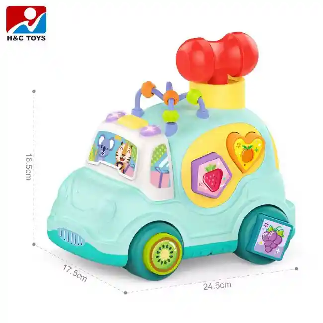 Juguete Carro Musical Didáctico Con Fichas De Encajar