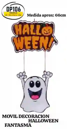Movil De Fantasma Decoracion De Halloween (66 Cm)