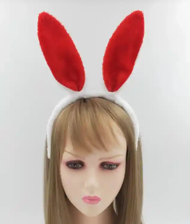 Disfraz Bunny Orejas Diadema Balaca Blanca