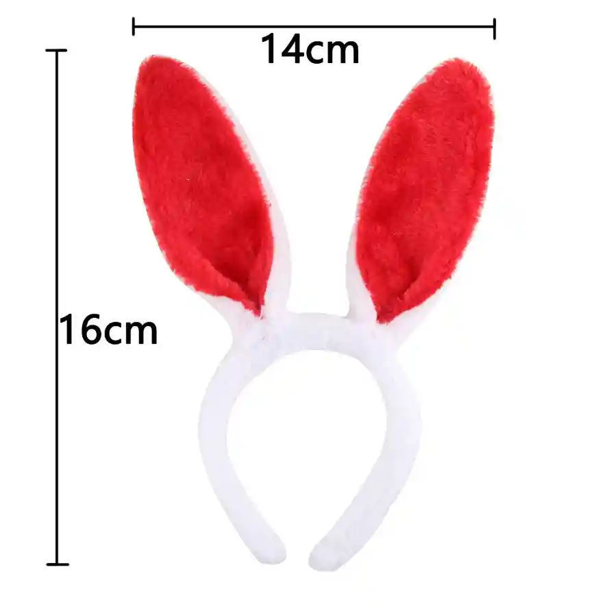 Disfraz Bunny Orejas Diadema Balaca Blanca