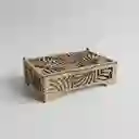 Caja De Madera Rectangular Mediana 3