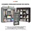 Closet Organizador Hogar X2 Armarios Ropa + Zapatero 9 Niveles Innovo Home