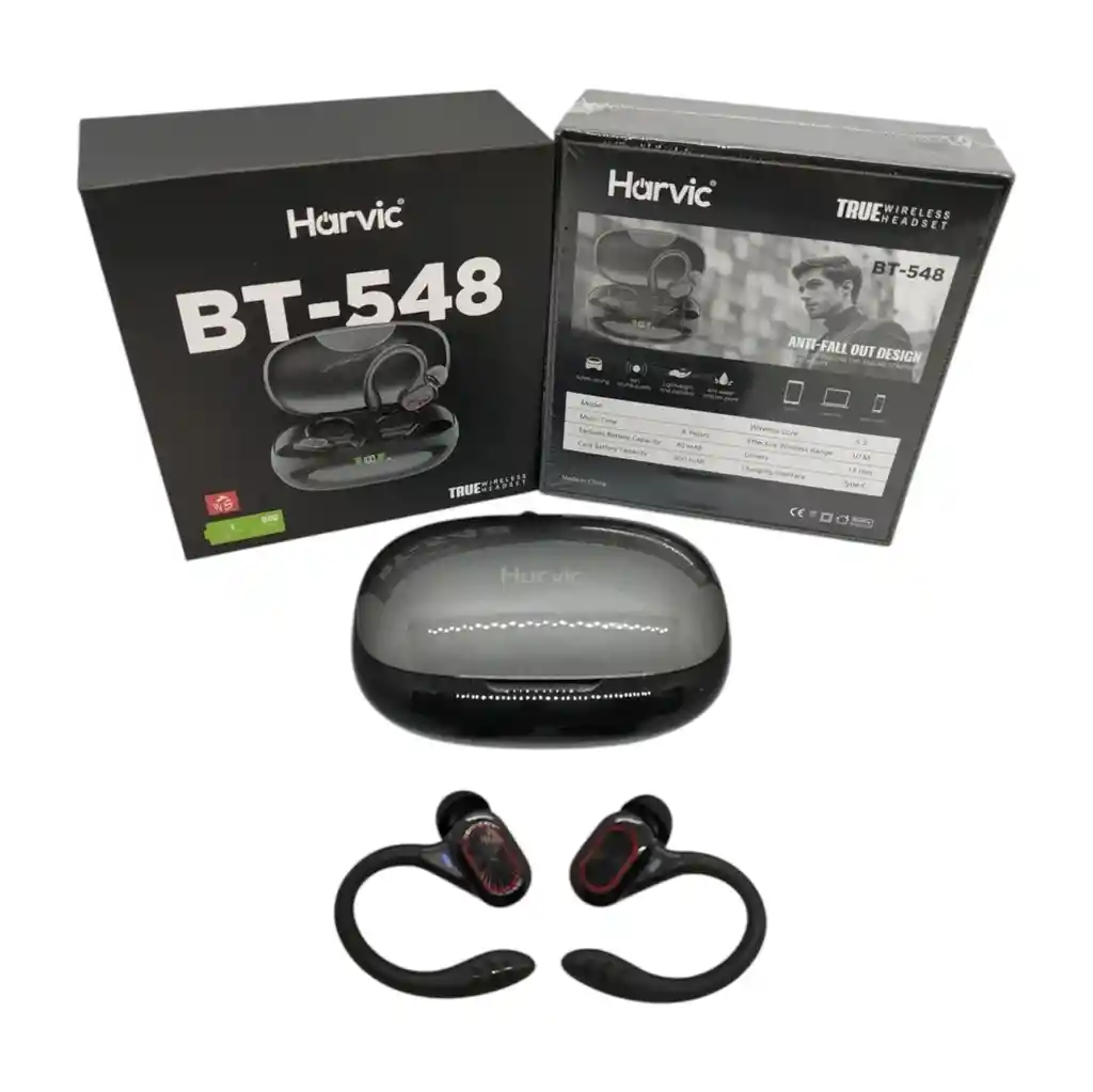 Audífonos Harvic Bt-548 A Prueba De Salpicaduras