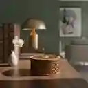 Caja De Madera Cilindrica Mediana Color Habano