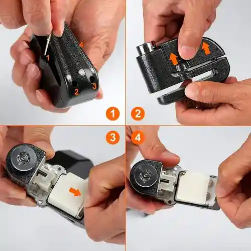 Candado Para Disco Antirrobo Con Alarma Tipo Pesado