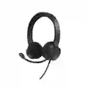 Diadema Trust Ayda Usb Con Micrófono Y Cancelación De Ruido Color Negro