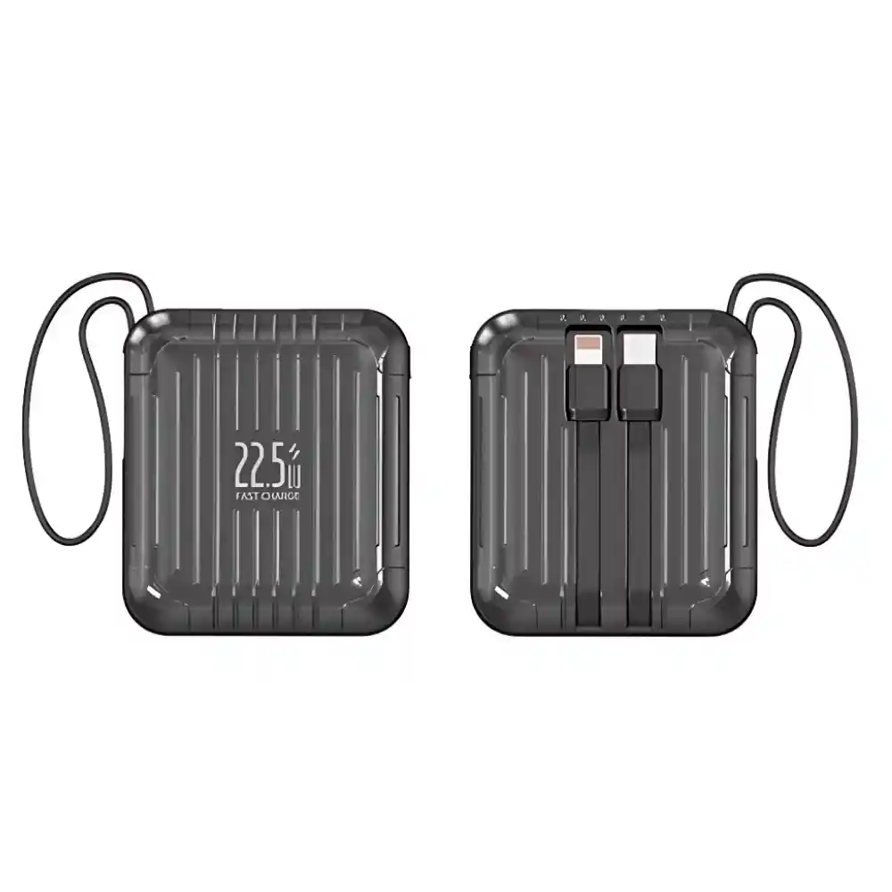 Mini Power Bank Batería Portátil 10000mah 22.5w Carga Rápida