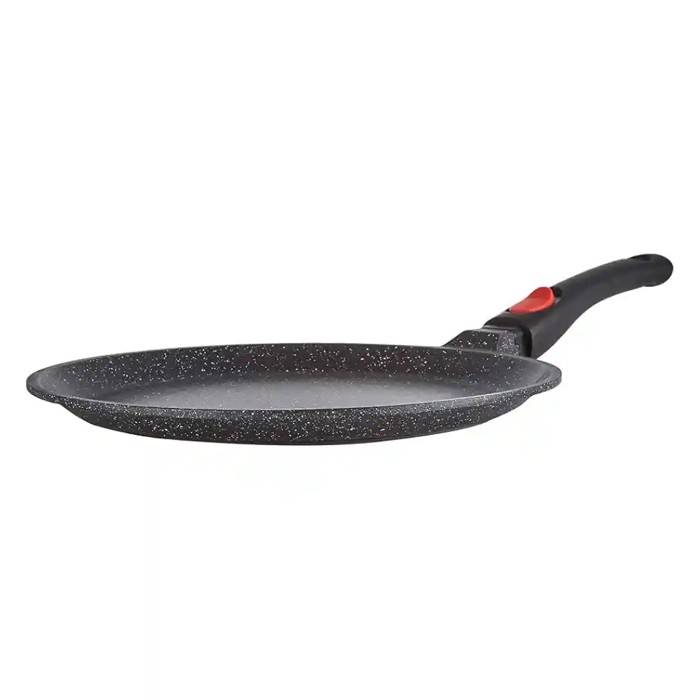 Sarten Antiadherente Granito 22cm Crepes Pizza Asa Extraible