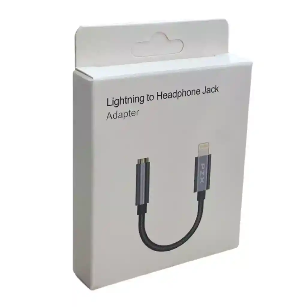 Adaptador De Audio Lighting A Plug 3.5mm Pzx 1506