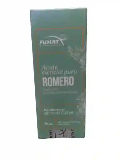 Aceite Esencial Puro De Romero X 10 Ml Funat