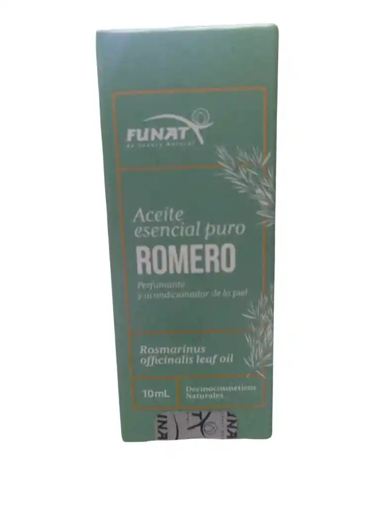 Aceite Esencial Puro De Romero X 10 Ml Funat