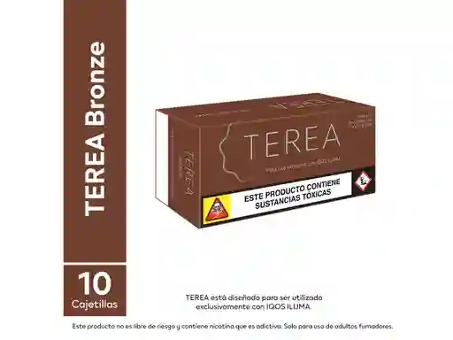 Terea Bronze Cartón X10 Cajetillas
