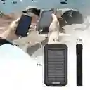 Power Bank Solar 20000mah Cargador Portátil Luz 2usb Brujula