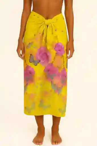 Pareo En Tonos Vivos Los Dibujos Pueden Cambiar De Sitio Y Tamaño