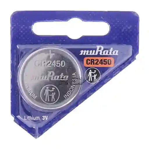 1 Batería Pila Cr2450 Murata 3 Voltios 100 % Original
