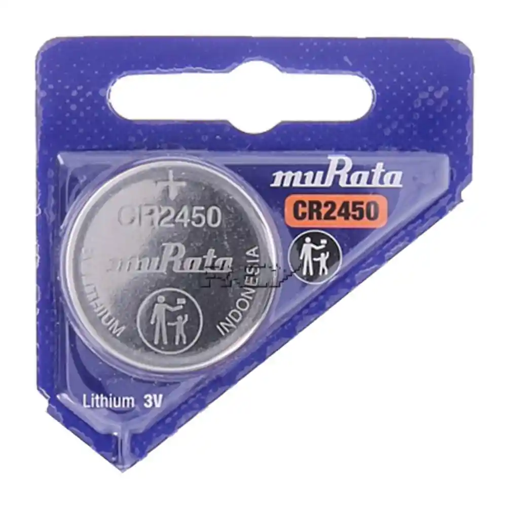 1 Batería Pila Cr2450 Murata 3 Voltios 100 % Original