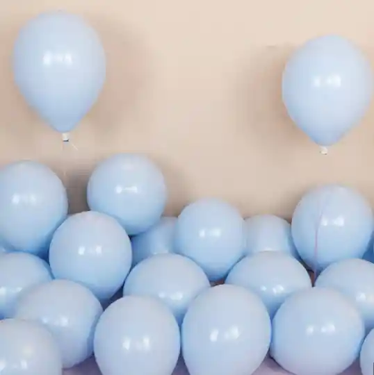 Globo R12 X 12 Azul Pastel