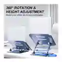 Base Soporte De Aluminio Portátil 360 Grados V3.1 Con Altura