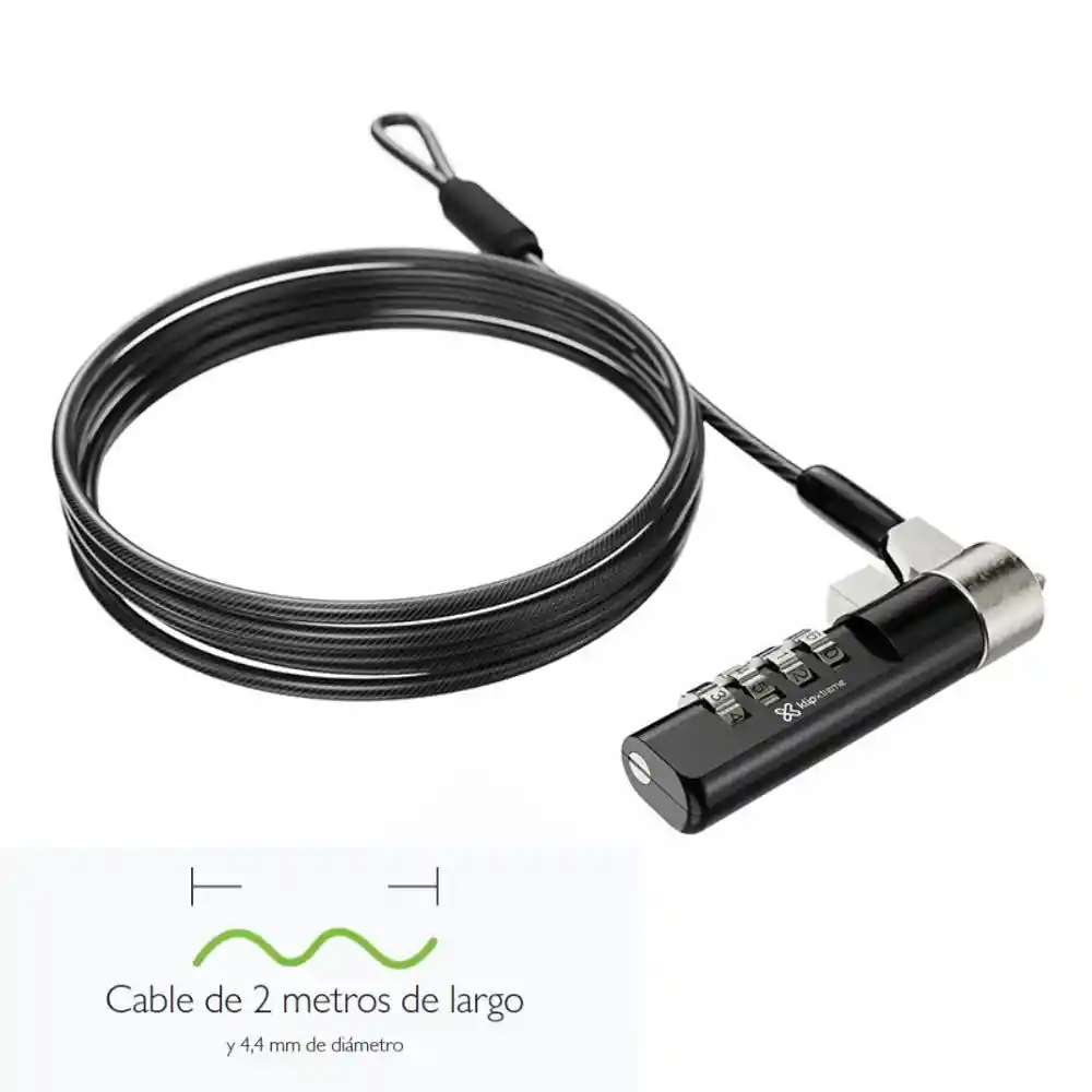 Guaya Cable De Seguridad Klipxtreme Ksd-370 - Bolt Wc Il