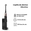 Cepillo Eléctrico Negro Con 10 Repuestos Y Estuche