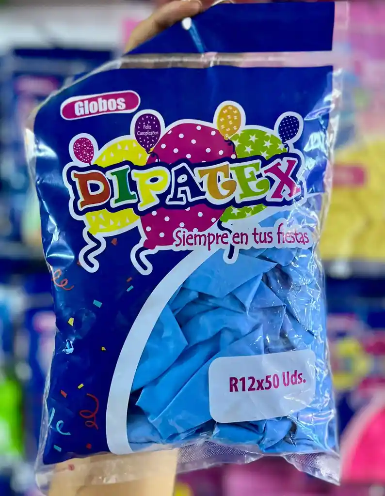 Bombas R12 X 50 Azul Claro Dipatex