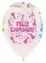 Bombas R12 X 12 "feliz Cumpleaños" Cristal Neón Dipatex