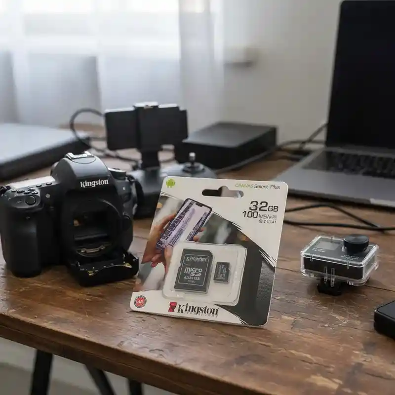 Tarjeta De Memoria Micro Sd Con Adaptador 32 Gb Kingston