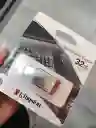 Memoria Usb 32 Gb Plateada Con Rojo Kingston