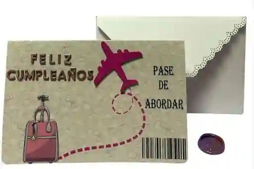 Tarjeta De Viaje ✨