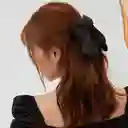 Moño Lazo Satín Para Cabello Pelo Con Hebilla