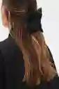 Moño Lazo Satín Para Cabello Pelo Con Hebilla