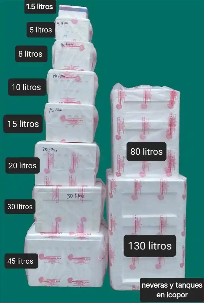 Nevera Icopor 45 Litros, Cava 45 Litros