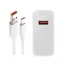 Cargador Xiaomi 33w Con Cable Usb Tipo C Blanco