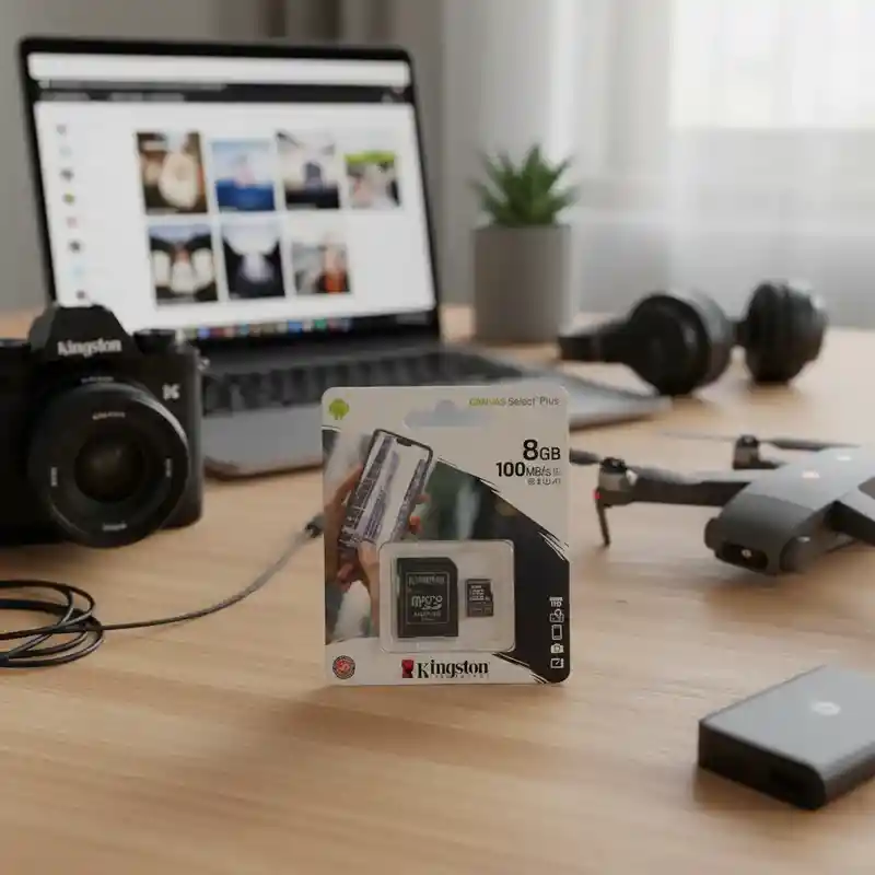 Tarjeta De Memoria Micro Sd Con Adaptador 8 Gb Kingston