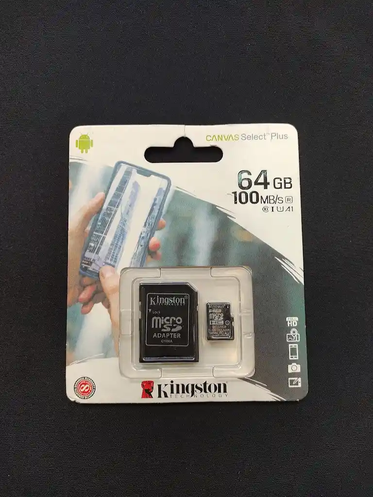 Tarjeta De Memoria Micro Sd 64 Gb Kingston Canvas Select Plus