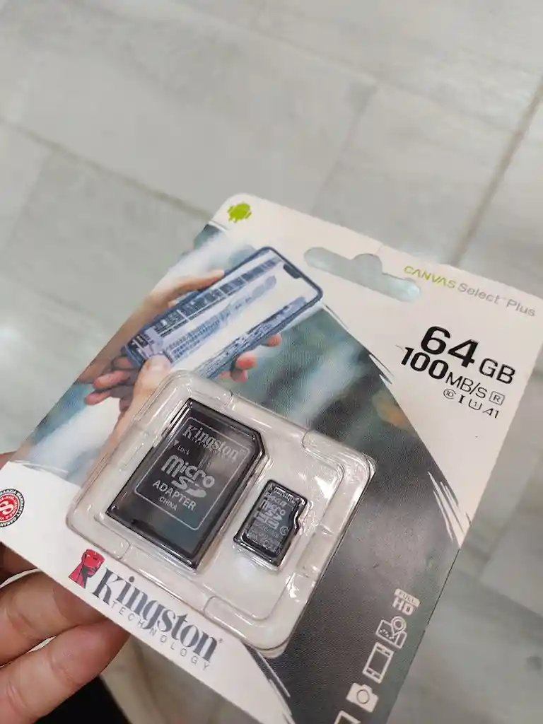 Tarjeta De Memoria Micro Sd 64 Gb Kingston Canvas Select Plus