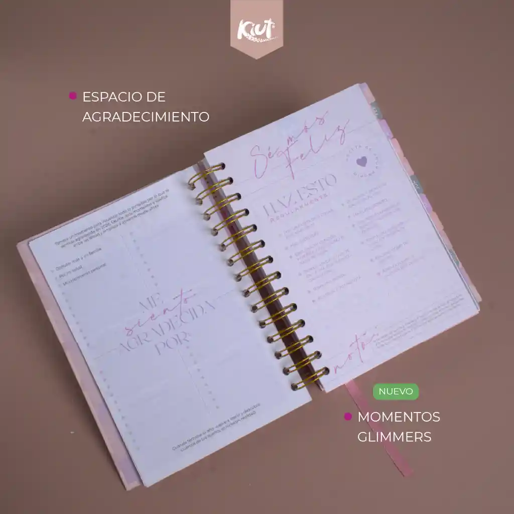 Agenda Diaria Kiut - Flowers