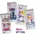 Bolsas Empaques Halloween Impresas 50 Unds