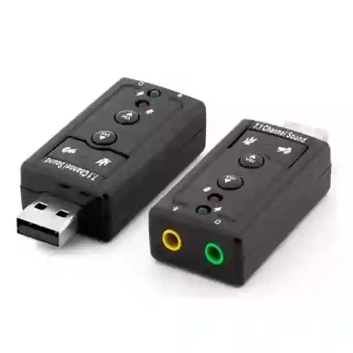 Tarjeta De Sonido 7.1 Botones