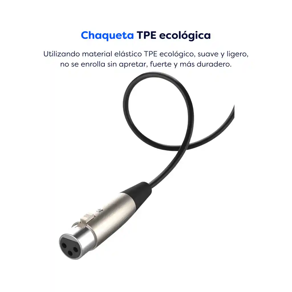 Cable Xlr Hembra 3.5 Mm Macho Microfono - 3 metros