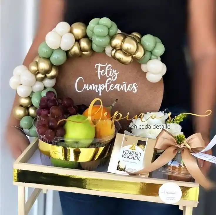 Arreglo Frutal-regalo Cumpleaños-aniversario-navidad