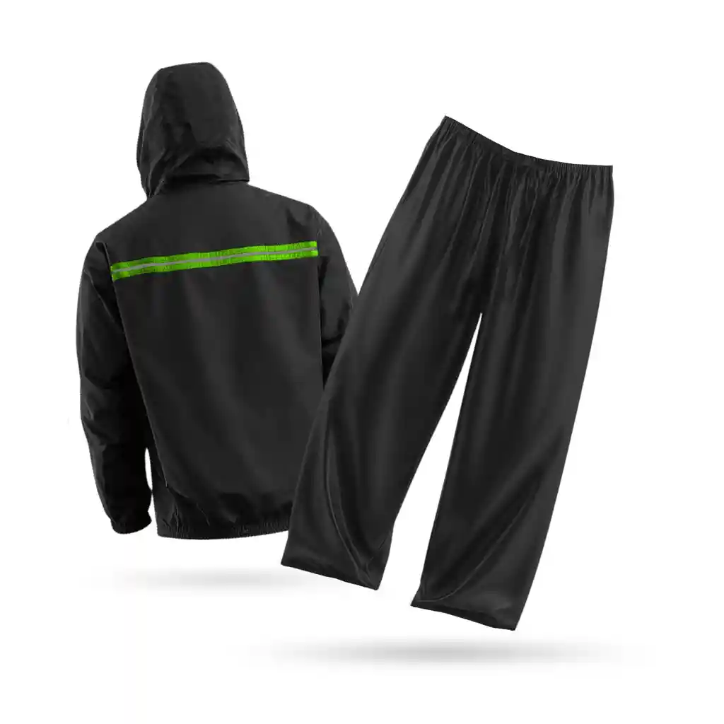 Impermeable Motero Talla L Con Intercomunicador Bluetooth Y20 Manos Libres