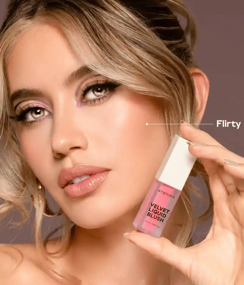 Rubor Líquido Velvet Collection Blush - Flirty Atenea