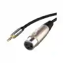 Cable Xlr Hembra 3.5 Mm Macho Microfono - 20 Metros