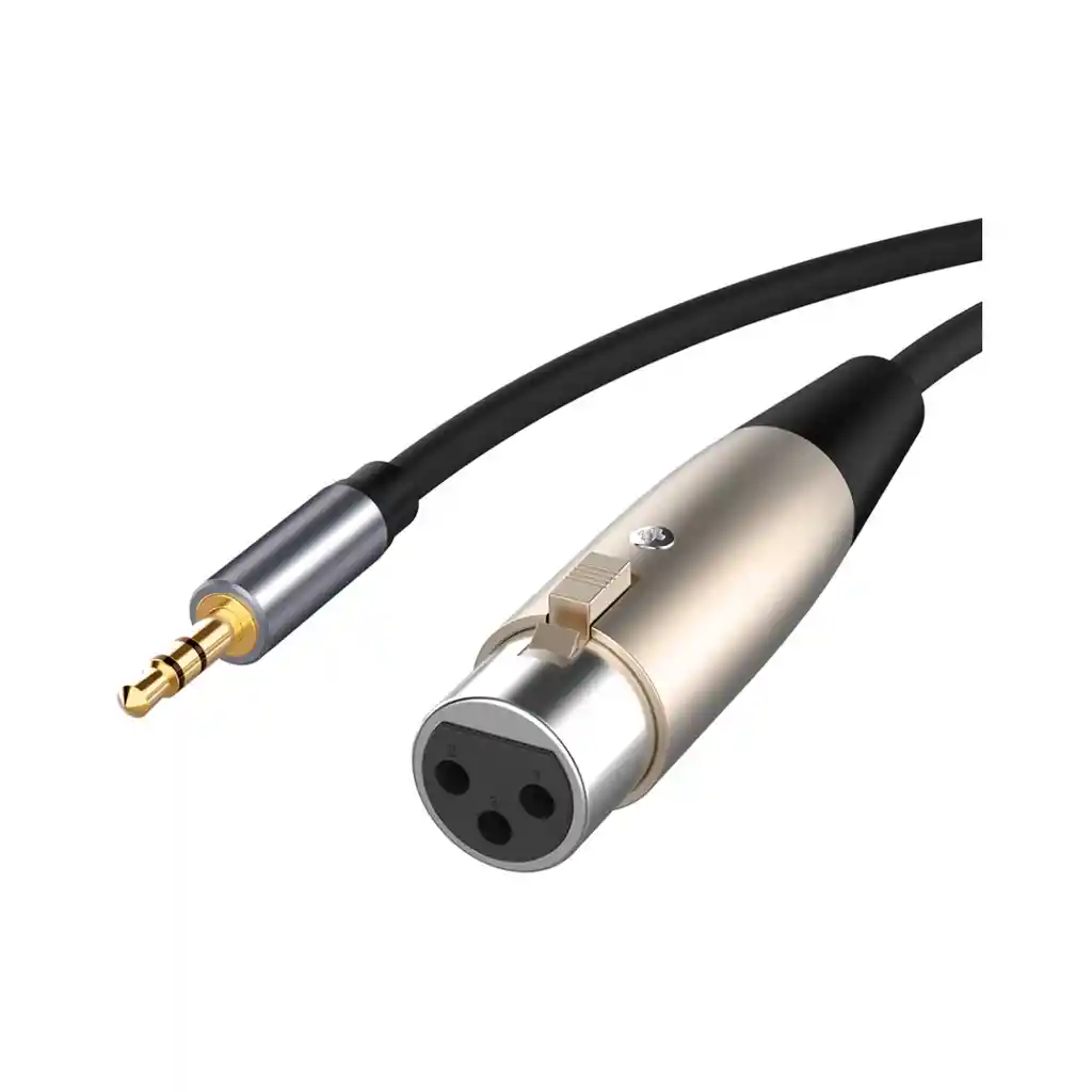 Cable Xlr Hembra 3.5 Mm Macho Microfono - 20 Metros