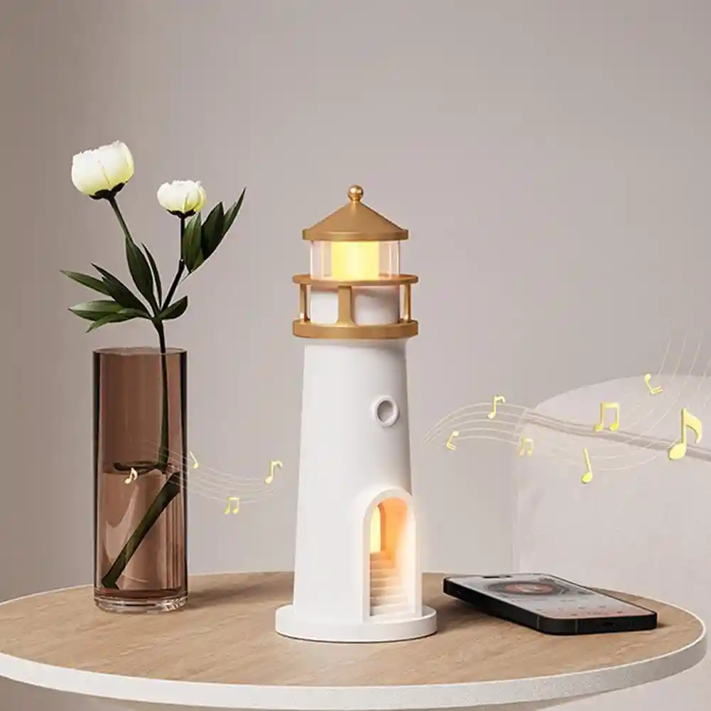 Lámpara Faro Led De Mesa Con Control Remoto