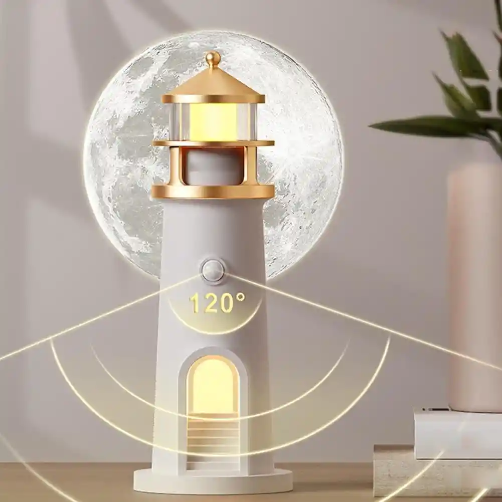 Lámpara Faro Led De Mesa Con Control Remoto