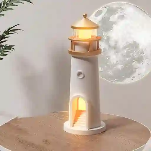 Lámpara Faro Led De Mesa Con Control Remoto